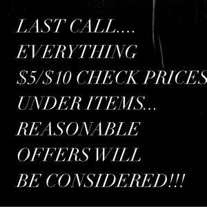 Going out of business sale